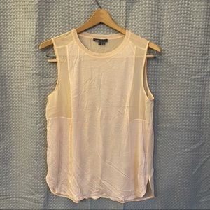 Vince Pink Silk Tank Top